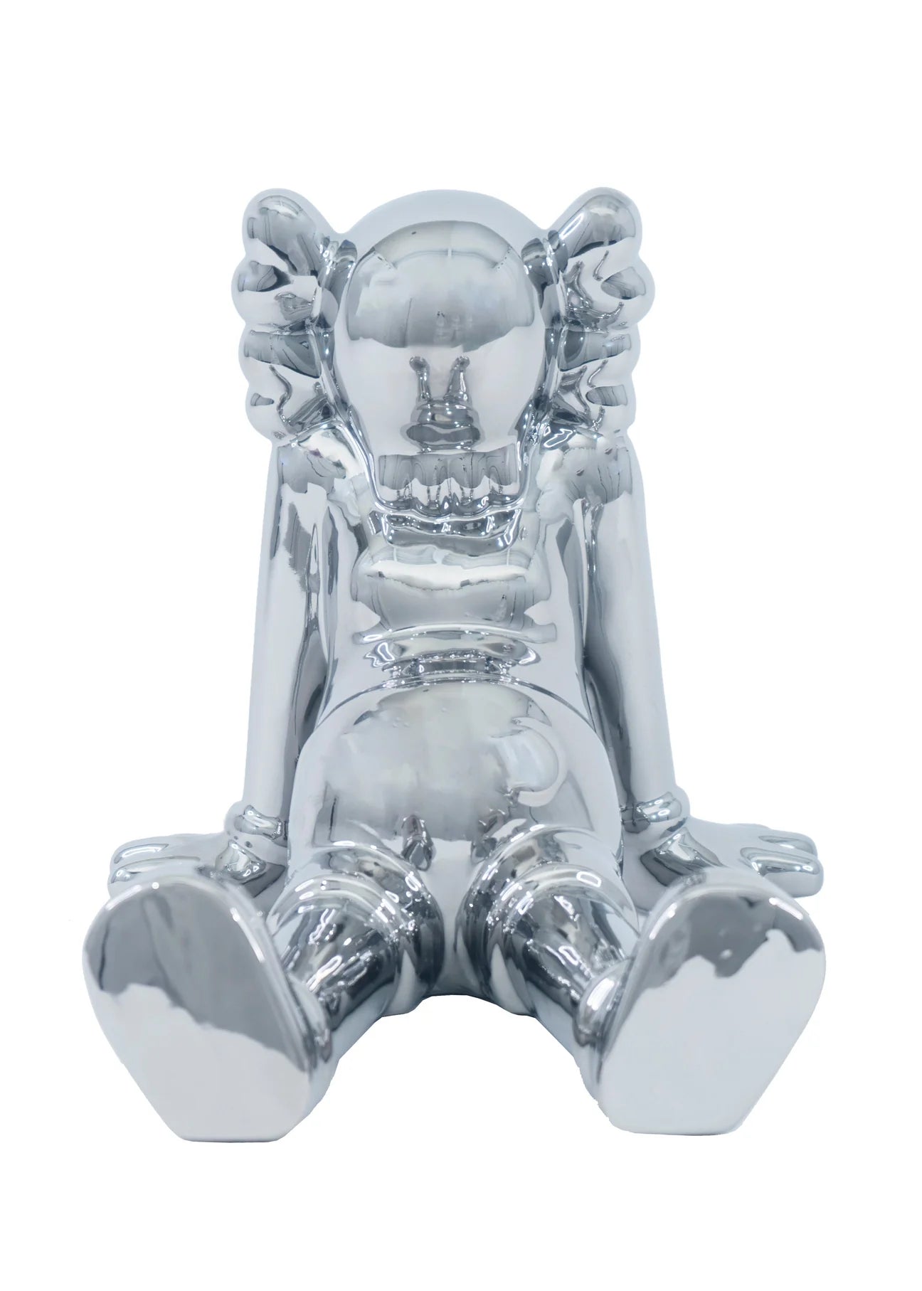 Sitting Kaws Ceramic Sculpture