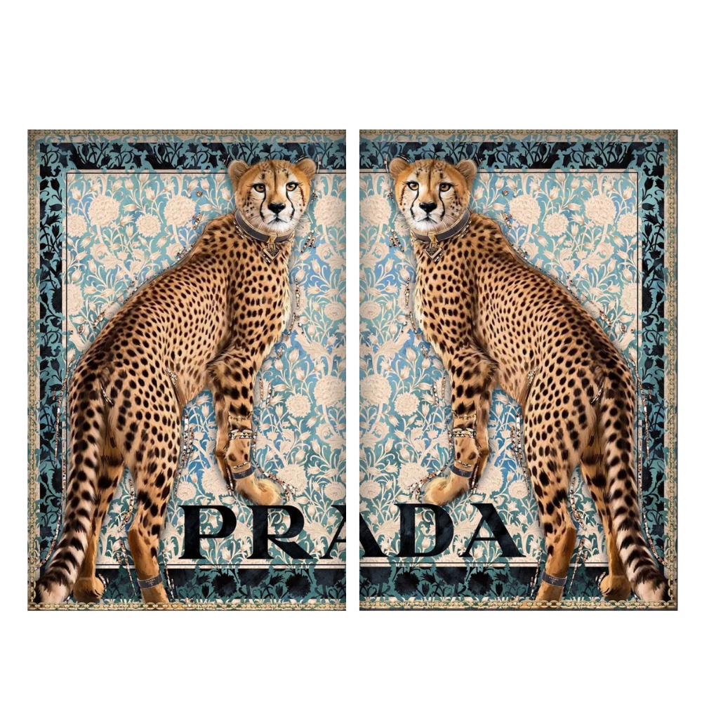 Feline Elegance Duo tempered glass set