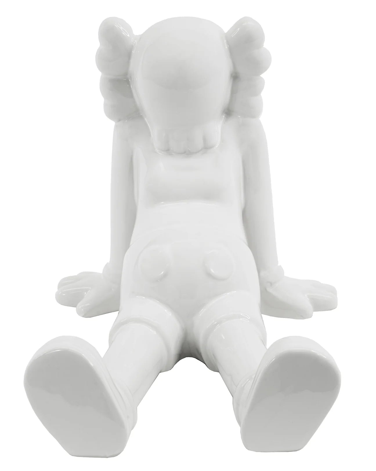 Sitting Kaws Ceramic Sculpture