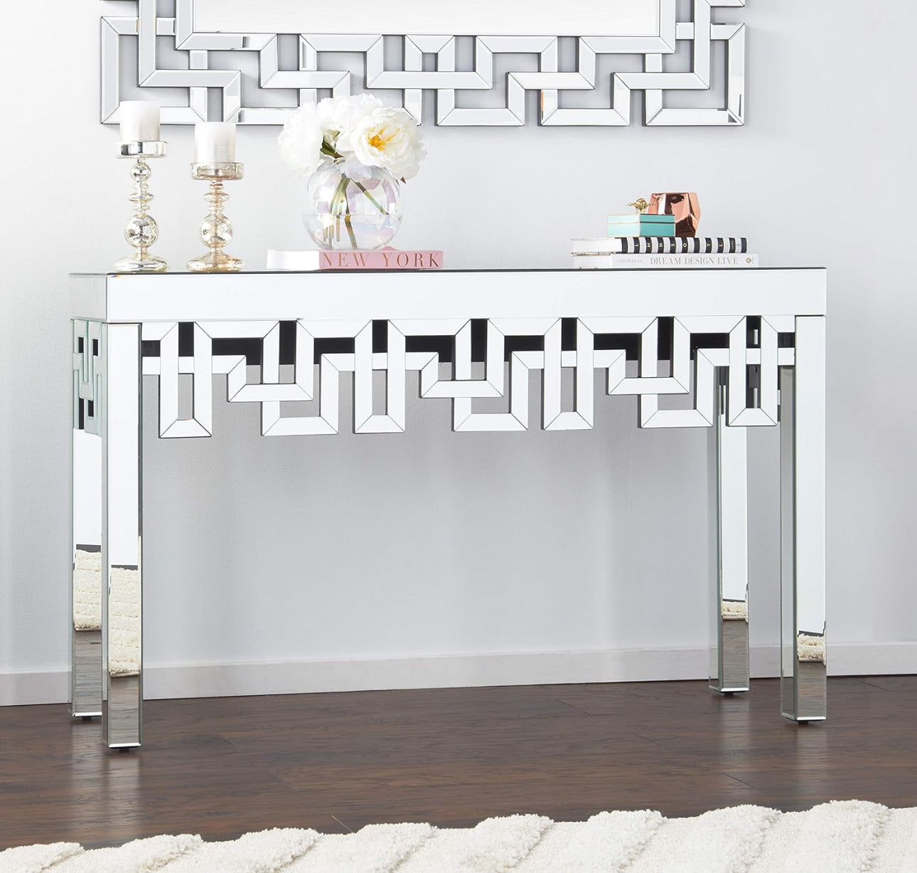 Mirror Console Table