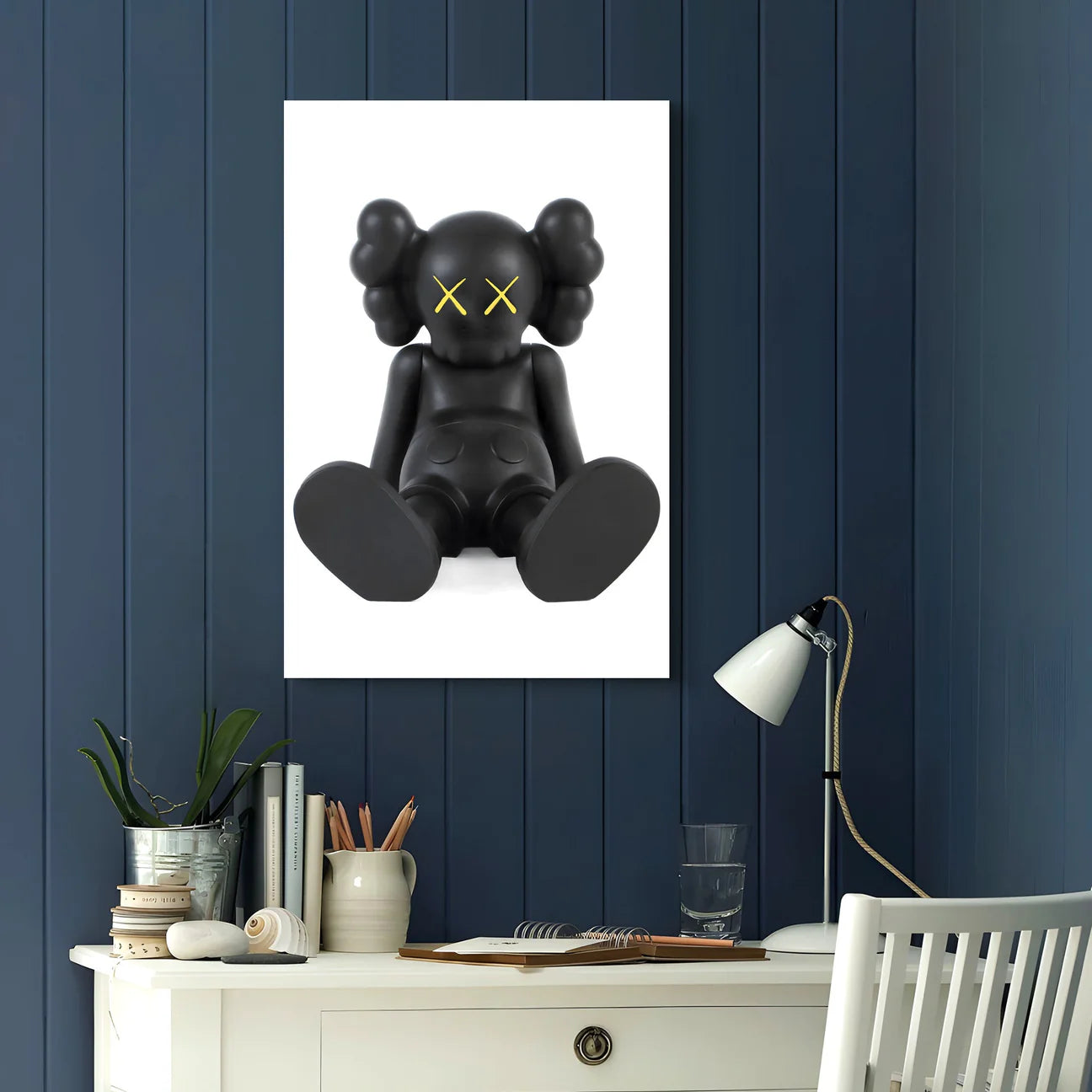 Kaws sitting wall art