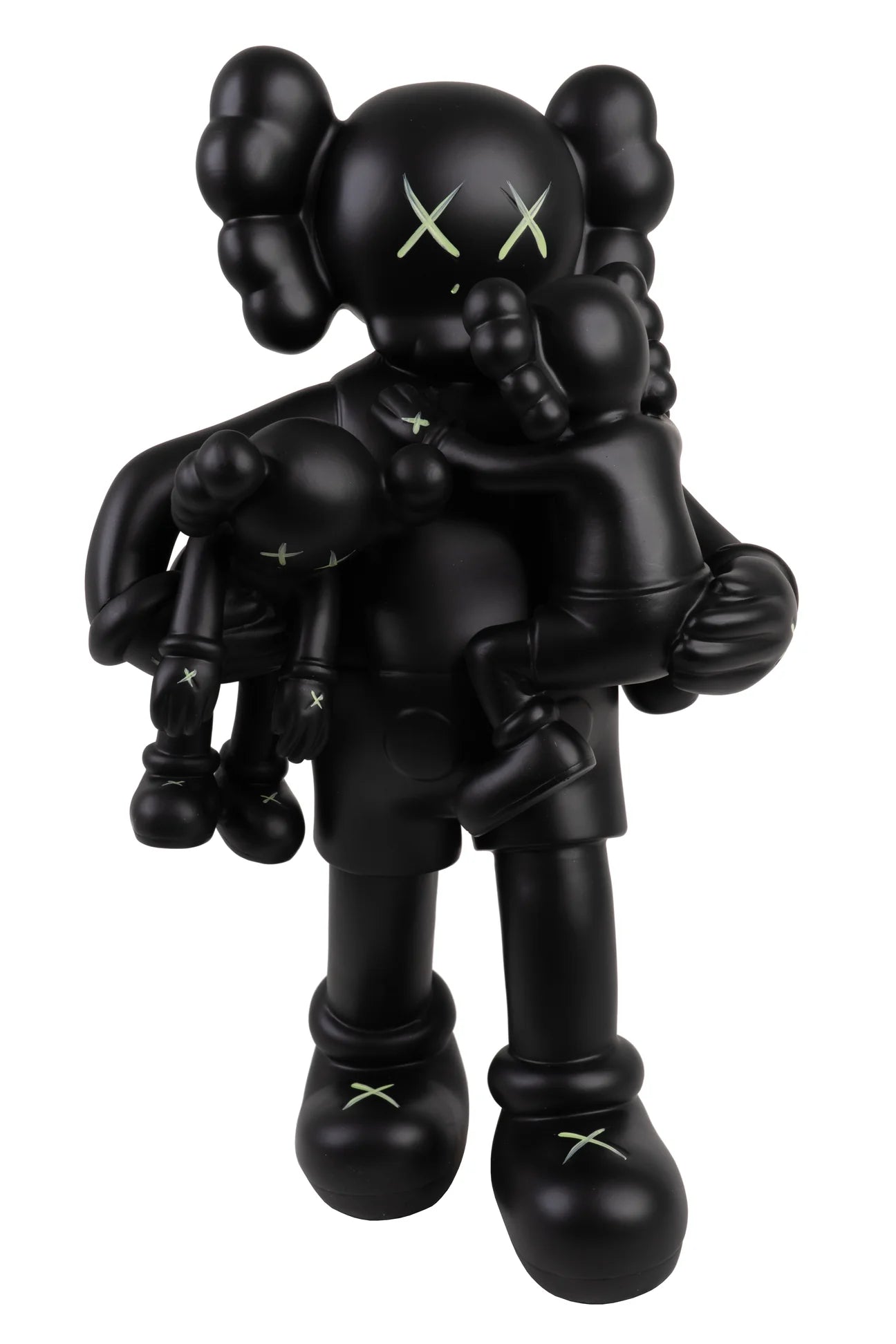 Kaws with kids sculpture