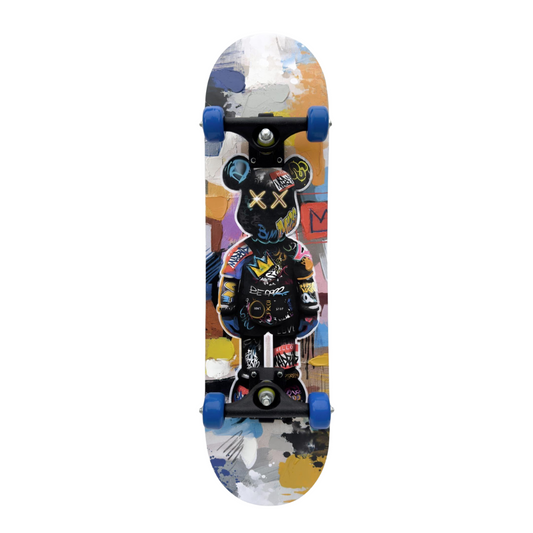 SKATEBOARD – GRAFFITI BEAR BLUE