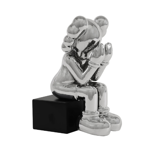 Kaws Sitting Sculpture